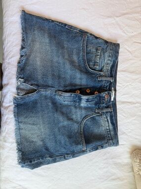 Forever 21 Blue Denim Mini Skirt